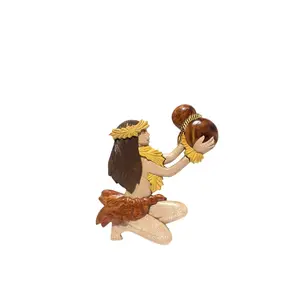 Hula Girl with Ipu - Magnet