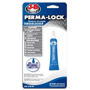 JB Weld 24206 6 ml. Perma-Lock Threadlocker- Blue