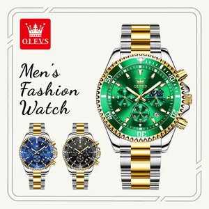 OLEVS Fashion Men's Quartz Watch 2870, Cool Series, Waterproof Wristwatch with Luminous Function, Perfect Gift