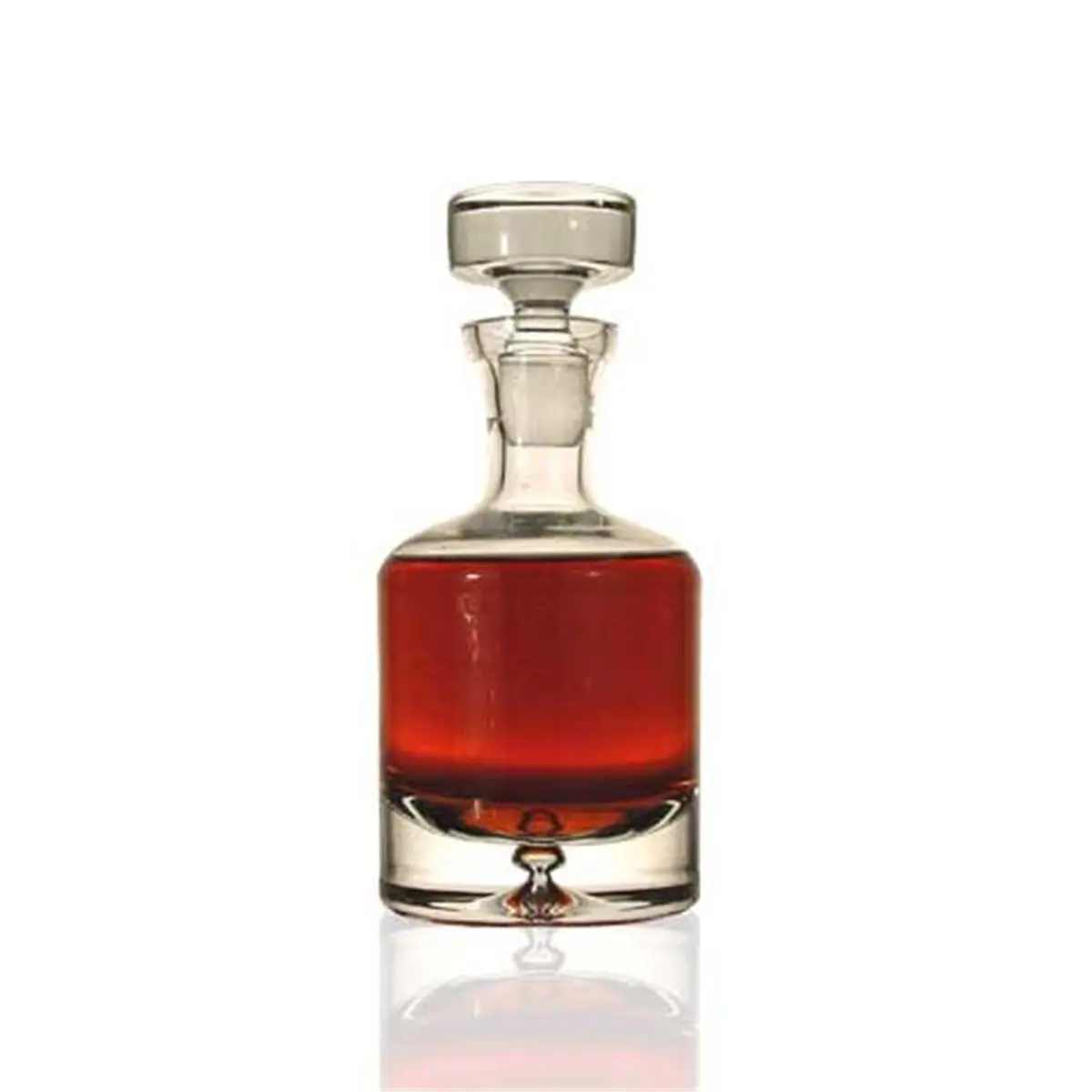 212 MAIN Lead-Free European Ravenscroft Crystal Glass Liquor Decanter Set - W725 Model, 34oz Capacity, Flared Spout, 10in Height