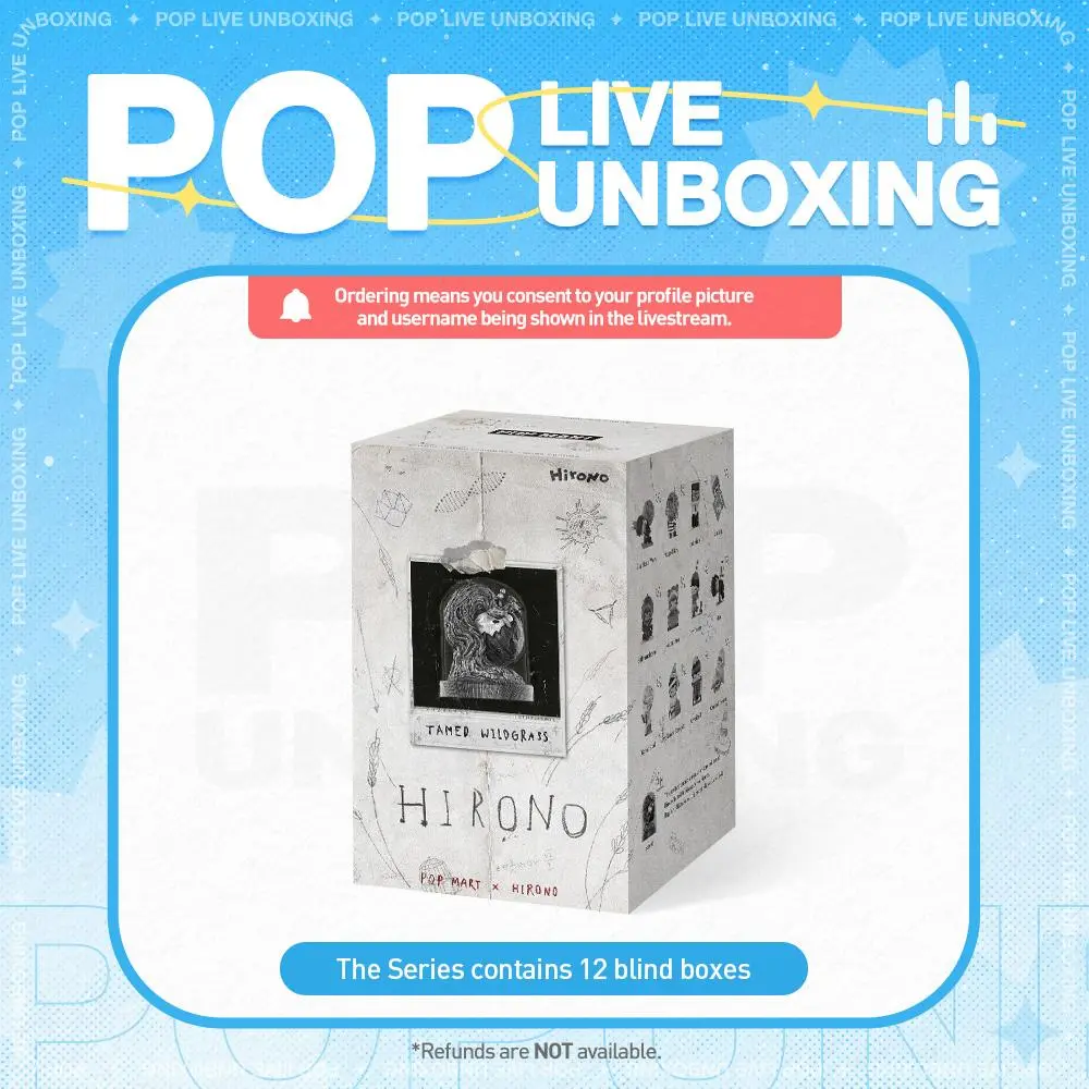 POP NOW]Hirono Tamed Wildgrass Series Figures Blind Box POP MART