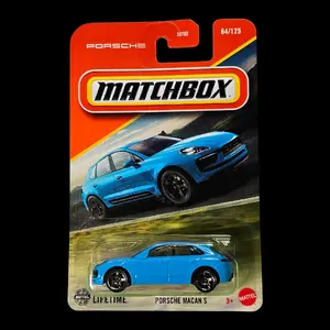 2025 MATCHBOX PORSCHE MACAN S METAL BLUE MBX Diecast Collectible Racing Car Model