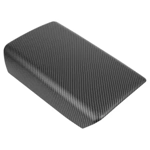 Car Center Console Armrest Box Cover, Carbon Fiber Pattern Car Armrest Box Protective Cover, Car Interior Accessories Car Interior Decor for Tesla Model 3 Model Y 2019-2022