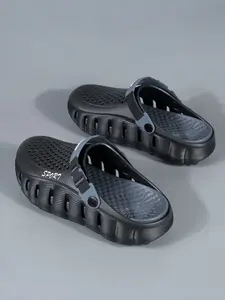 Men's Adjustable Sporty Holey Shoes, Breathable Anti-Slip Water-Resistant, Ideal for Outdoor Activities and Daily Casual Wear