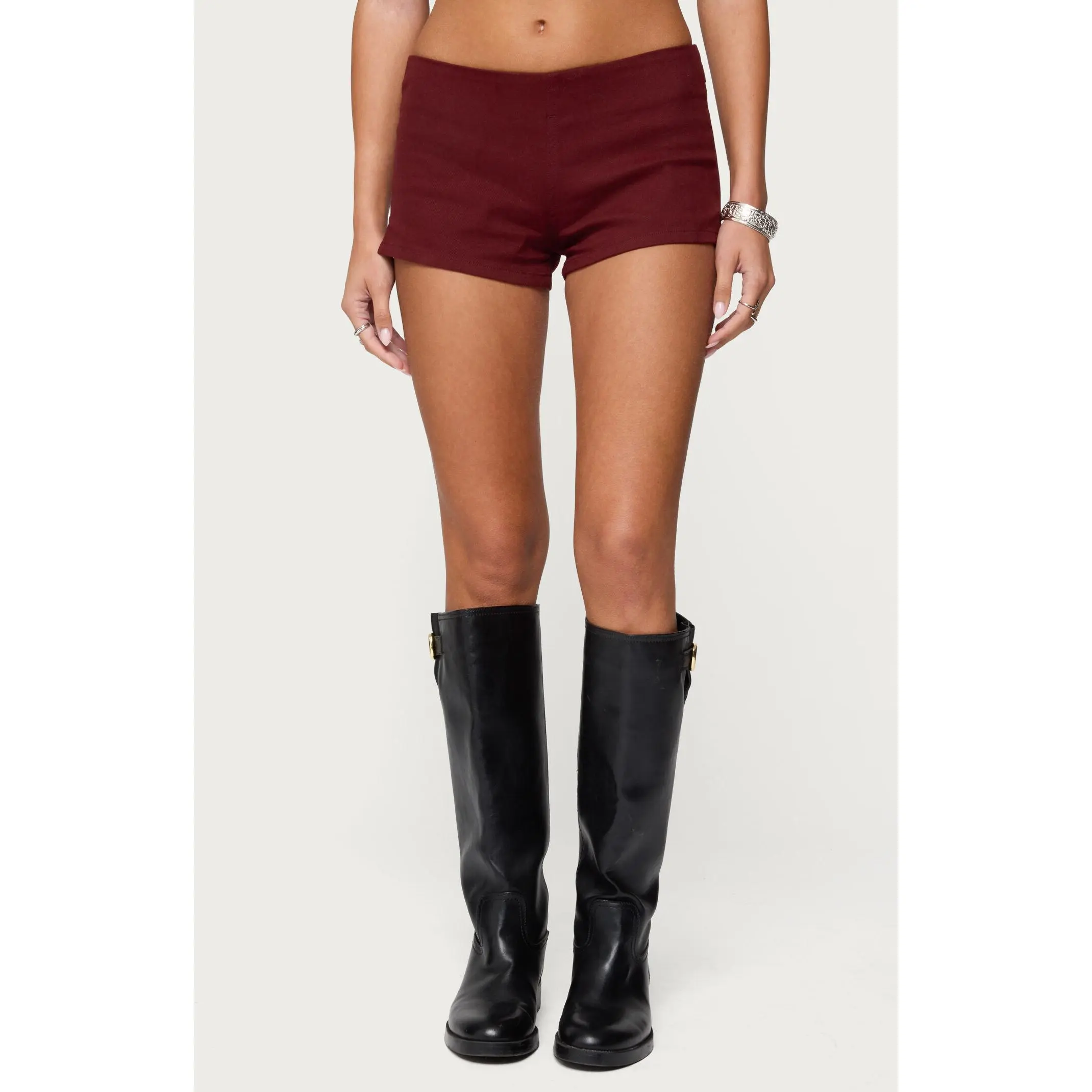 Edikted Women's Dinah Denim Micro Shorts