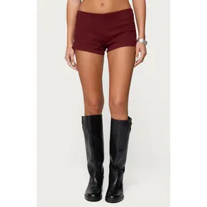 Edikted Women's Dinah Denim Micro Shorts