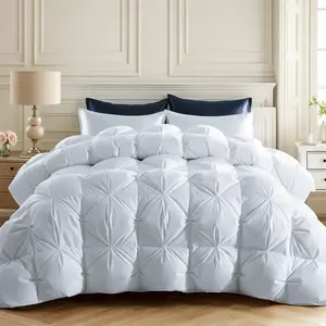 KAKABELL Luxury Goose Down Comforter ,100% Cotton Ultra Soft Warm, Full Size Options, Multiple Colors‌
