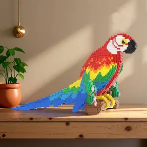 Wildlife Animal 3D Puzzle Blocks, Creative Decoration & Room Decor, Perfect Gift for Birthdays/halloween/xmas/celebrations