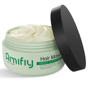 Amifiy Keratin Hair Mask, Multi-care Deep Conditioning for Dry Damaged Hair, Anti-Frizz, Intensive Hydrating & Repairing, 8 Fl Oz