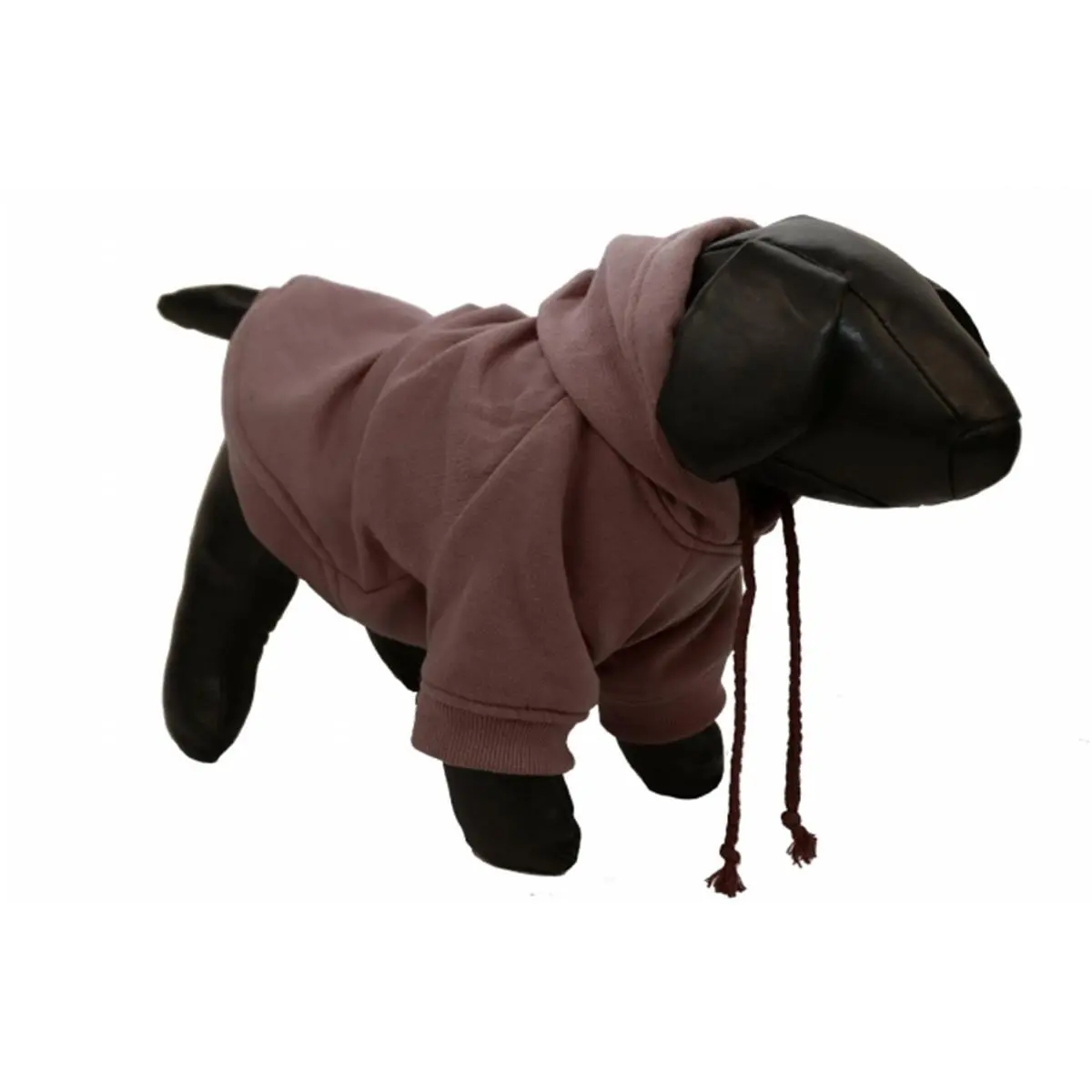 212 MAIN Cotton Plush Adjustable Hooded Sweater for Small Animals - Cotton Fabric, Leash Slit Holder, Machine Washable, Multi-Size (Extra Small to Large)