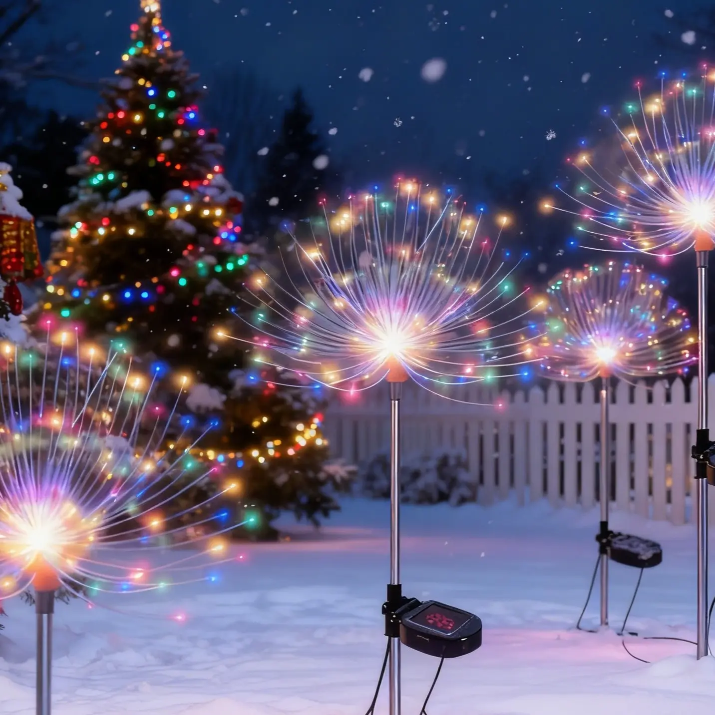 LED Light Up Festival Decorations and Ornaments - Compact, Lightweight, Multi-Sizes, 8 Lighting Modes, Colorful Mood Lighting, Ideal for Large Events, Holiday Party Decor