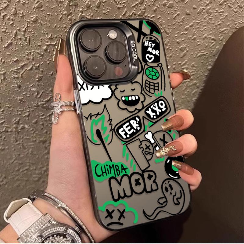 Hot Feid Nitro Jam Ferxxo Plating PC Case for iPhone 17 Air 16 15 11 12 14 13 Pro Max XS X XR Plus 8 7 SE 2020 Shockproof Cover Camera Lens Protector Uv Block Protector