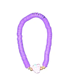 Fruit Clay Bead Bracelet with Elastic String - Various colors