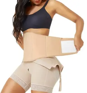 360 Lipo Foam Ab Board Post Surgery Abdominal Compression Boards Belly Wrap Lipo Recovery Waist Cincher Adjustable Breathable Support & Compression