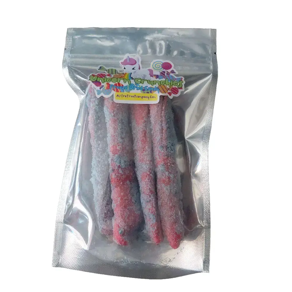 Unicorn Crunchies - Sour Blue Raspberry Crunchy Roller, Versatile Treats for Road Trips, Gifts