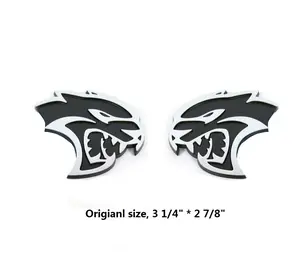 Hollow Emblem Bodge Set for 2015–2019 Dodge Charger Challenger Hellcat