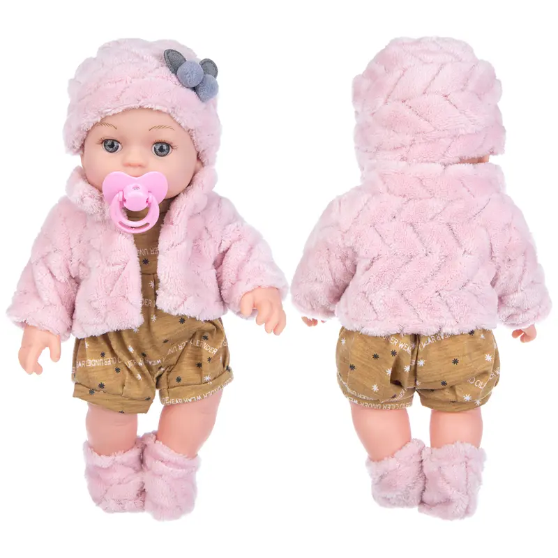 12-in Soft Stuffed Dress Up Doll - Collectibles with Movable Joints, Unisex Matching Dress Outfit Set, Cuddly Gift for 4-6 Years Old Toys & Hobbies Enthusiasts (Halloween, Christmas, Thanksgiving)