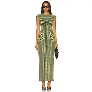 AFRM Cody Maxi Dress in Citrus Petals