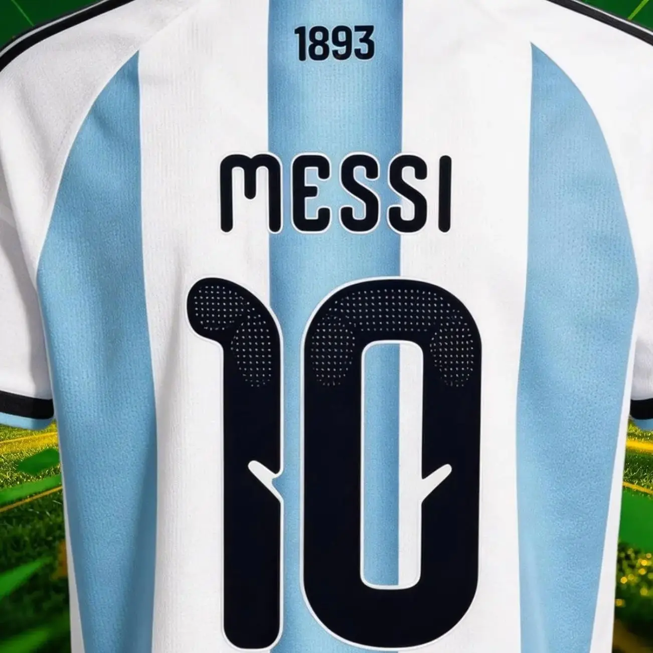 Messi 2026 10# Home Short Long Sleeve Soccer Jersey Fans Version Breathable Shirt