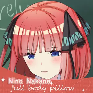 Anime Dakimakura Japanese Otaku Waifu Life Size Doublesided Print Hugging Body Pillov Cover The Quintessential Quintuplets  Nino Nakano