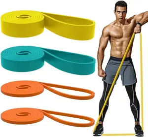 Resistance Bands Set, Pull Up Bands - Workout Bands, Eexercise Bands, Long Resistance Bands Set for Working Out, Fitness, Training, Physical Therapy for Men Women gym exercise stunt double gym essential