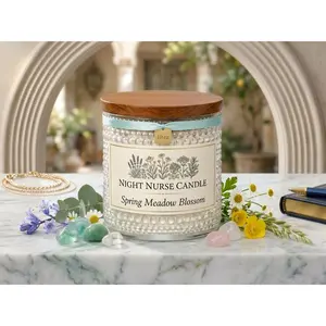 Spring Meadow Blossom Candle | Nurse Self-Care Gift | Night Nurse Candles