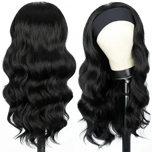 Body Wave Headband Human Hair Wig Machine Made Human Hair Wig Ready To Wear Headband Wig Body Wave Human Hair Wigs For Women