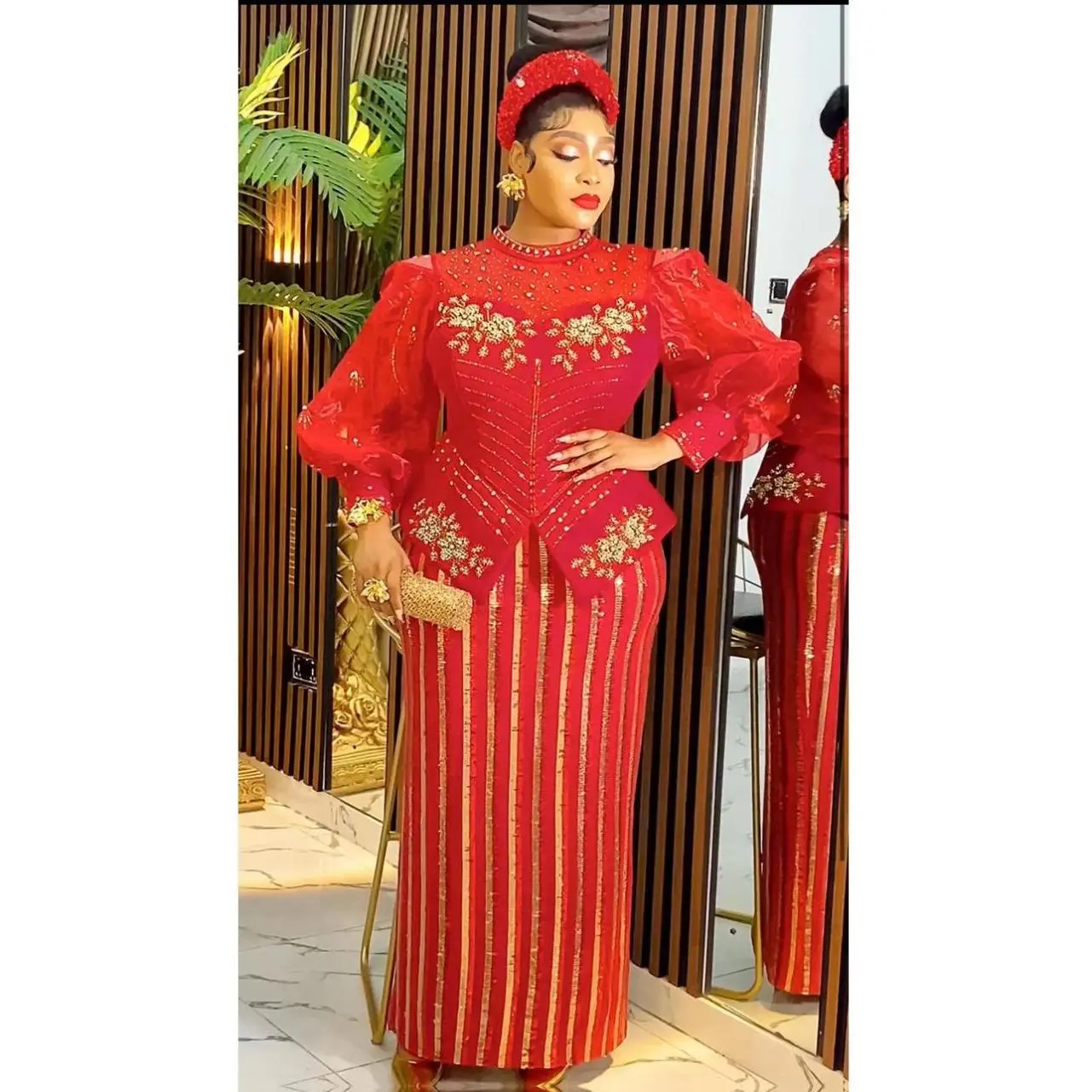 Orange Sequin Embellished Peplum Maxi Dress for Wedding Guest Mother of The  Bride Formal Evening Gown Cocktail Engagement Ceremony Graduation Christmas  Holiday Anniversary Turkish Party Dresses for Women Plus Size - TikTok