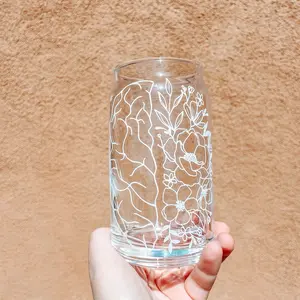 Brain Glass Cup | Nurse Iced Coffee Glass Can | Beer glass can | Neuro nurse gift | Pint Glass
