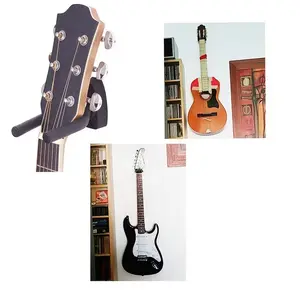 Fashionable Guitar Wall Rack, Space-Saving Dual Guitar Stand, Easy Installation, Suitable for Acoustic & Electric Guitars, Home Studio Accessory