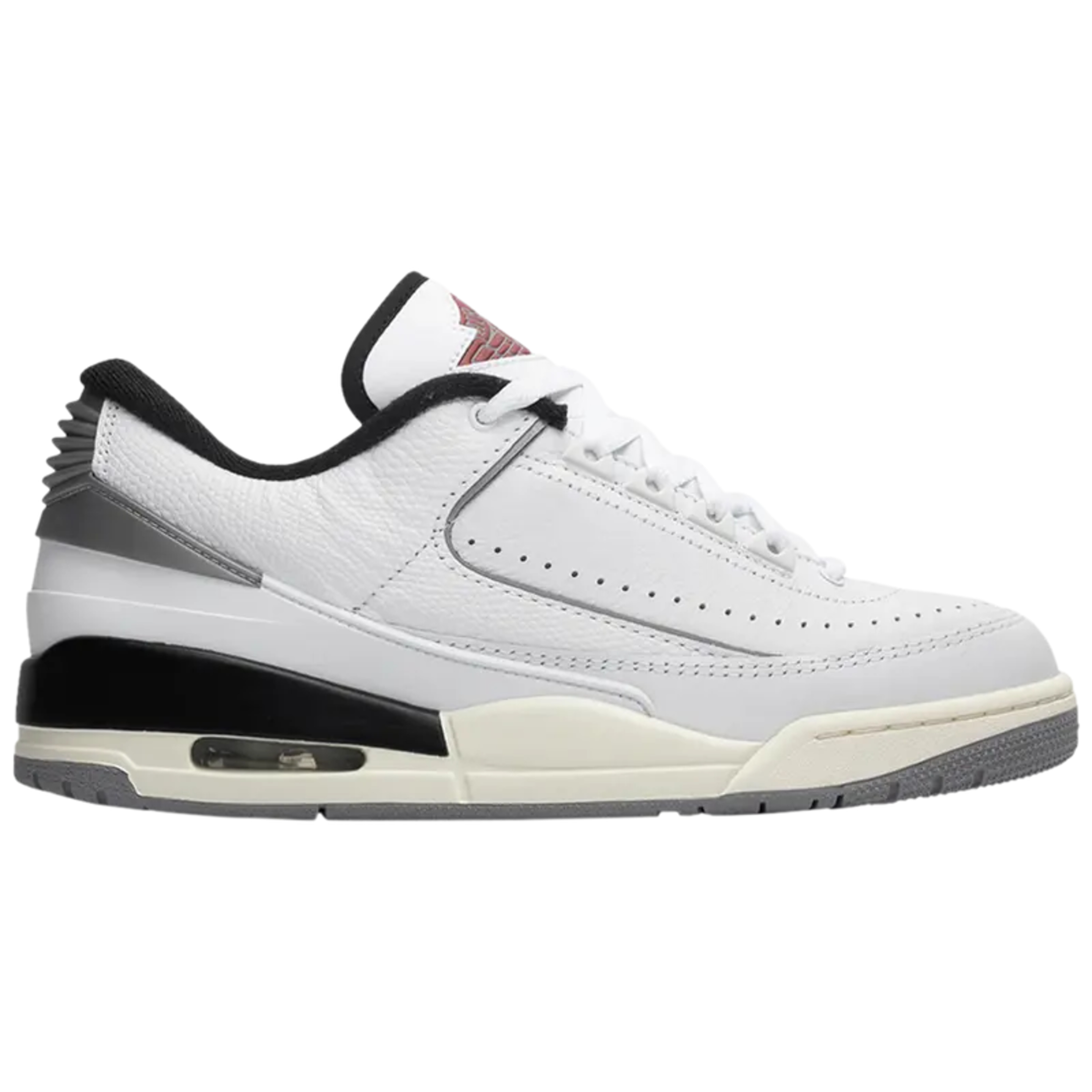 Nike Air Jordan 2/3 White Black Metallic Silver FD0383-148 Men's Fashion Shoes New