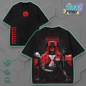 Retro Limited Arachne Marathon Graphic Tee, Vintage T-shirt Hoodie Sweatshirt Tank Top, FPS Game Merch, Unisex Cotton Top Streetwear Menswear Heavyweight Vintage 90s