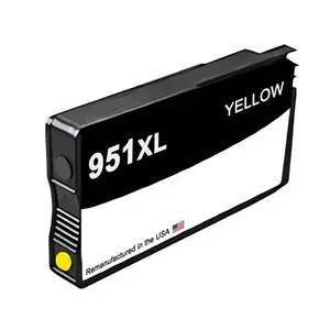 U.S. Remanufactured for HP 951XL (CN048AN) Yellow Ink Cartridge OEM chip