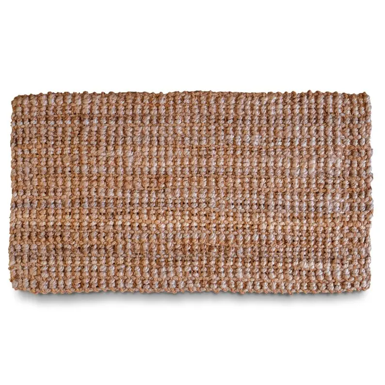 MAINEVENT Jute Doormat 30x17 Inch, Braided Doormat, Jute Outdoor Mat, Natural Jute Rug, Jute Door Mat Outdoor, Small Jute Rug, Jute Mat