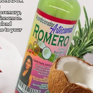 Artesanal Romero Keratina & Cinnamon Conditioner for Strong Soft Hair with Rosemary Coconut Blend
