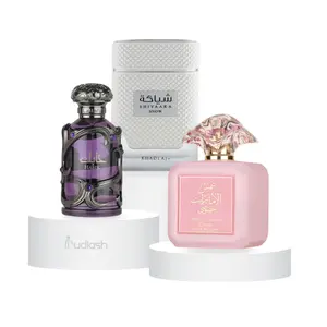 Oudlash Bundle | Habik man + Pink Blush + Shiyaaka snow | Unisex Fragrance | 100 ML | Eau De Parfum | Raspberry - Nectarine & Apple