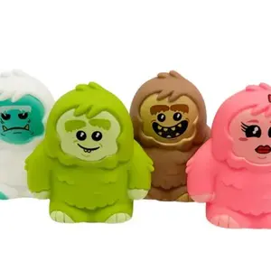 Bronco Sasquatch Yeti Bigfoot Themed Rubber Duck Ducks Bucking- Individual - White Pink Green Brown gifts