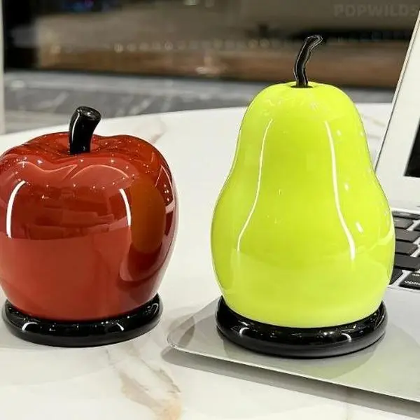 New Apple Pear Shaped Toothpick Holder, Cute High-value Cotton Swab Box, Creative Floss Storage Container for Household Desktop Organizer