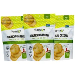Fumage Crunchy Cassava CHIPS- Jalapeño Flavor - 200 gr (ORGANIC)