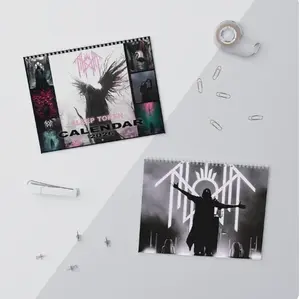 Sleep Tuken Must Have 2026 Wall Calendar, 2026 Music Band Sleep Wall Calendar, Trending Band SlieepToken Live 2026 Calendar, Gift For Fans