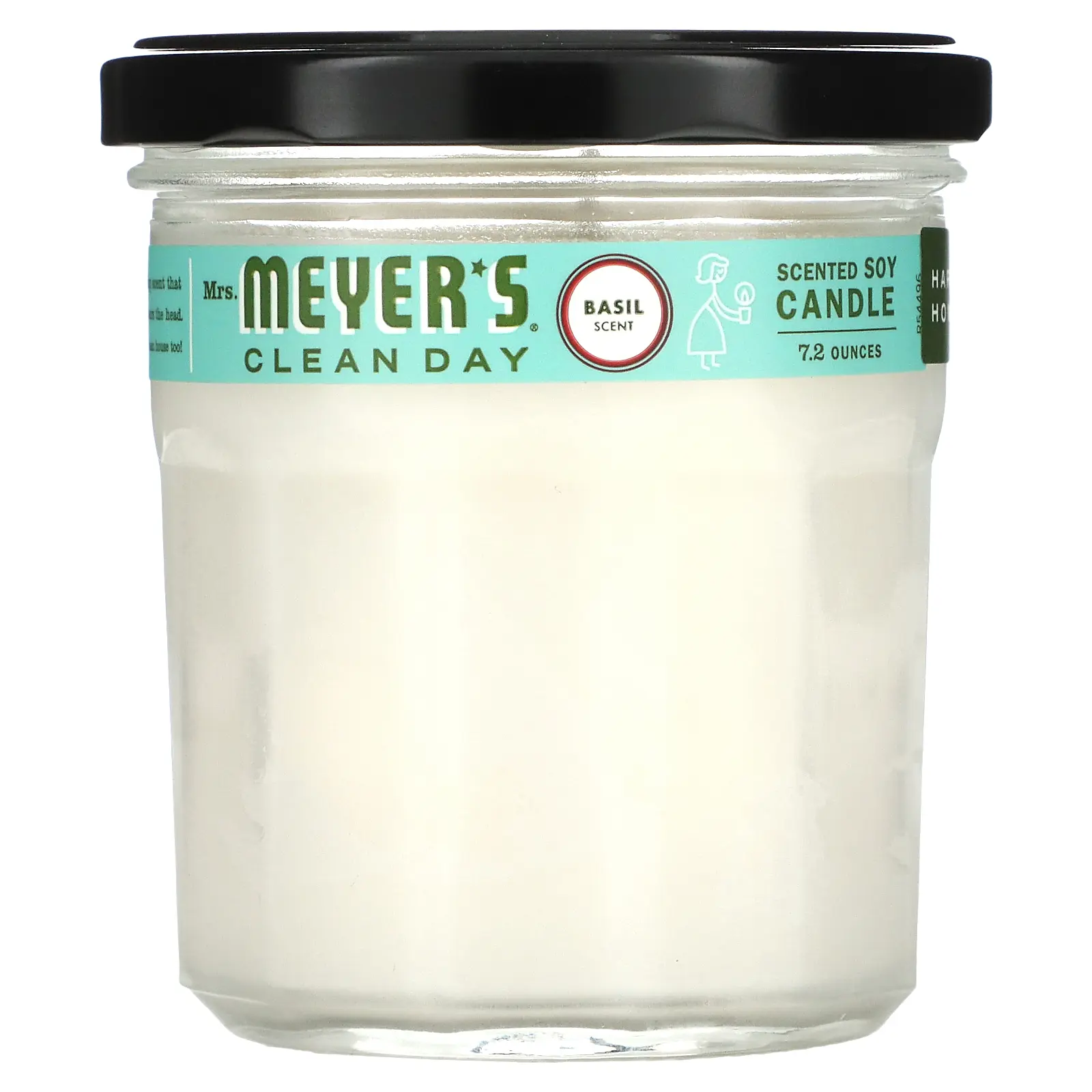 Mrs. Meyers Clean Day Scented Soy Candle, Basil, 7.2 oz (204 g) Mrs. Meyers Clean Day Scented Soy Candle, Basil, 7.2 oz (204 g)