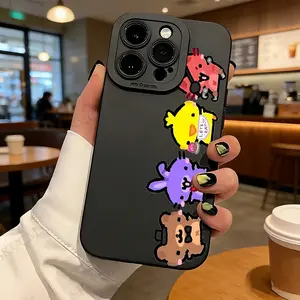 Cartoon F-Five N-Nights at Freddy's Phone Case Cover, Compatible with iPhone 17 16e 16 15 14 13 12 11 Mini Pro Max Air X XR Xsmax 8 7 Plus, Anti Fall Soft Tpu