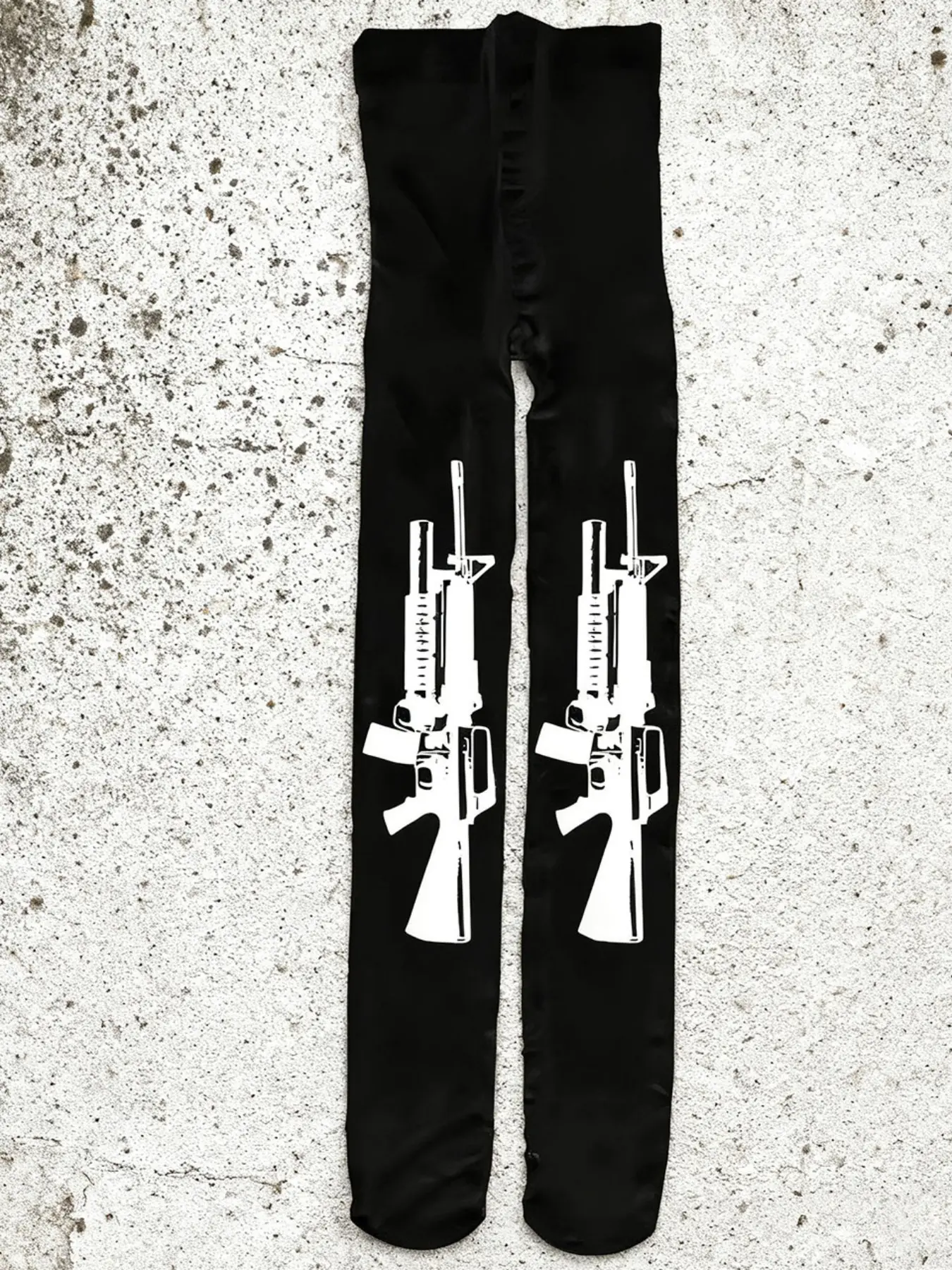 Fashion Streetwear Y2K Style Thigh High Socks Thighhighs, Gothic Punk Geometric Print Elastic Long Stockings, Retro Vintage High Street Women's Socks, All Season Socks