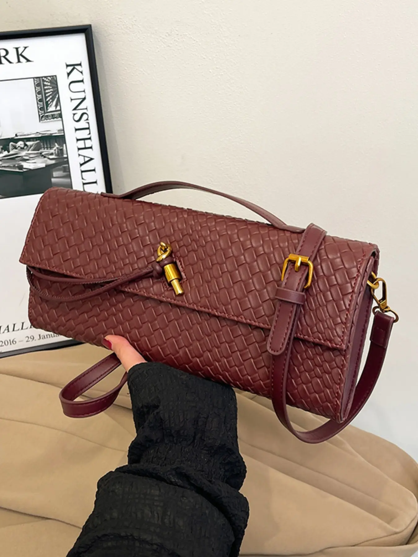 Women's Classic Envelope Clutch Bag, Handheld Bag Purse, Handbag & Shoulder Bag Combo, Casual Daily Use, Elegant Design for Women, Fashionable Shoulder Clutch, Fashionable Versatile Purse