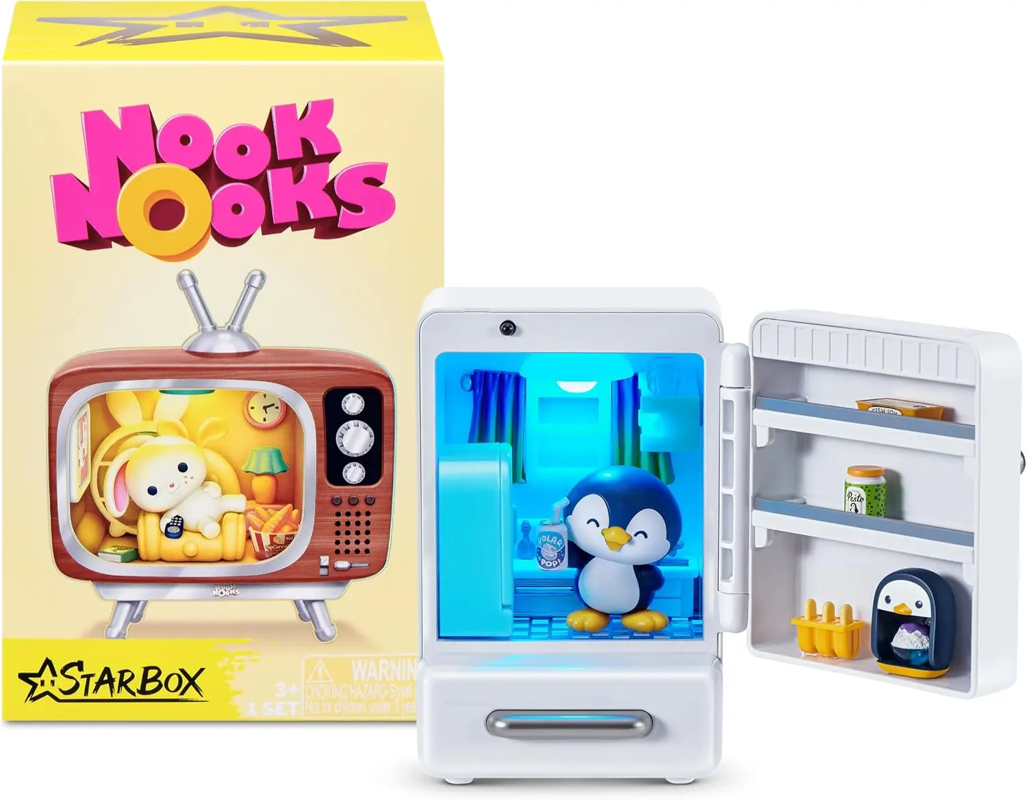 STARBOX Nook Nooks Series 1 Blind Box Collectible LED Animal Home Scenes