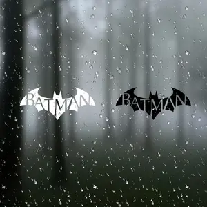 Batman Symbol Arkham City Gotham Vinyl Sticker Decal for Car Window Laptop Door Window Luggage Furniture Bumper, Durable Adhesive Material