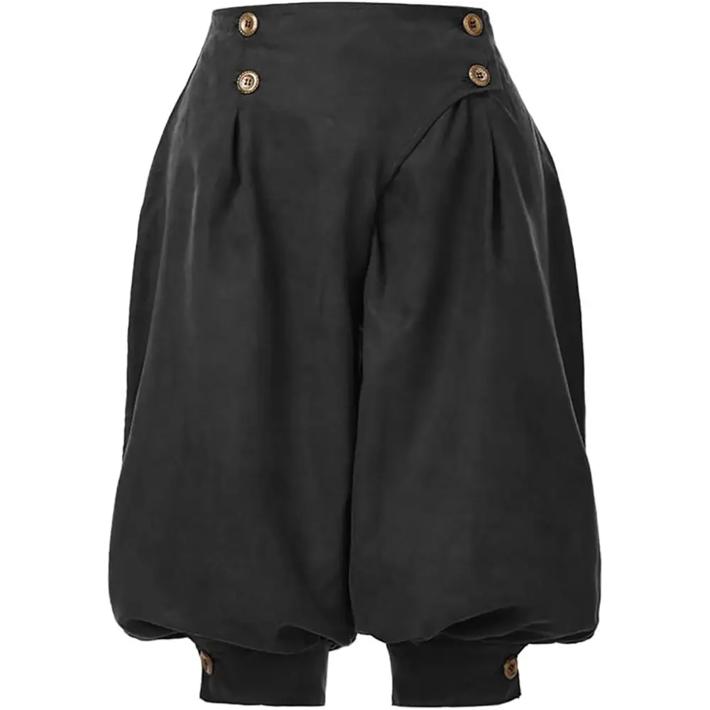 Pirate lantern women's pants black