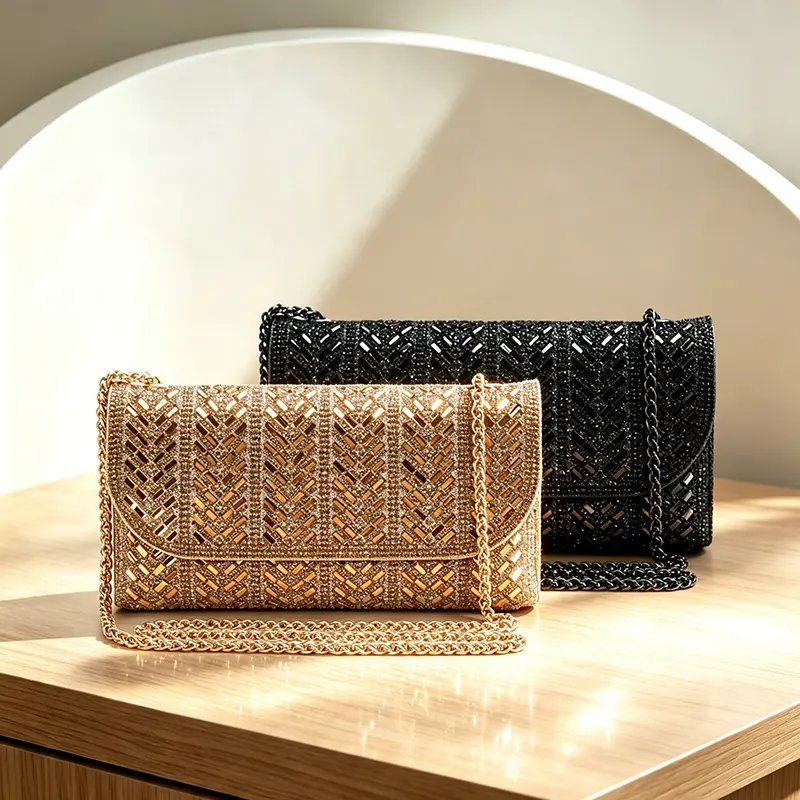 Elegant rhinestone crossbody bag, sparkling evening shoulder bag, stylish everyday bag, perfect gift for weddings and other occasions. tote Elegant Flap Stunning Rhinestone Evening Clutch