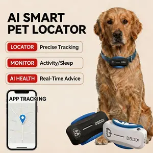 GPS Smart Electric Fence for Dogs&Global GPS，DBDD, IP67 Waterproof AI Collar, Outdoor GPS Fence System. Featuring pet mood recognition, health monitoring, built-in bell locator and anti-lost function，Training Collar.