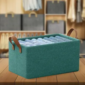 Stackable Clothes Storage Boxes，A Multi-Functional Large-Capacity Organizer with Handles, Suitable for Clothes, Bedding, Towels And Books - Convenient Foldable Design, Suitable for Storage Solutions in Wardrobes And Under Beds - Essential Item for Home